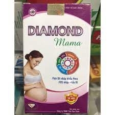 Viên Diamond Mama Bổ Sung Canxi, Vitamin Cho Mẹ Bầu, Giảm Ốm Nghén Hộp 30 Viên_13