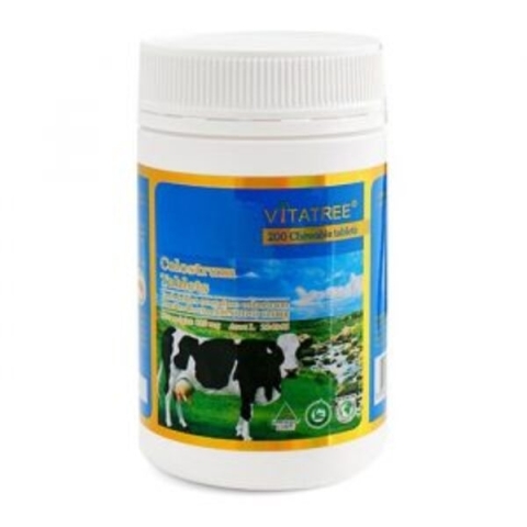 Viên Nhai Sữa Bò Non Colostrum Tablets Vitatree Tăng Cường Hệ Miễn Dịch Lọ 200 Viên_13
