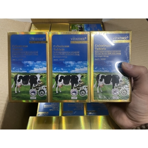 Viên Nhai Sữa Bò Non Colostrum Tablets Vitatree Tăng Cường Hệ Miễn Dịch Lọ 200 Viên_15