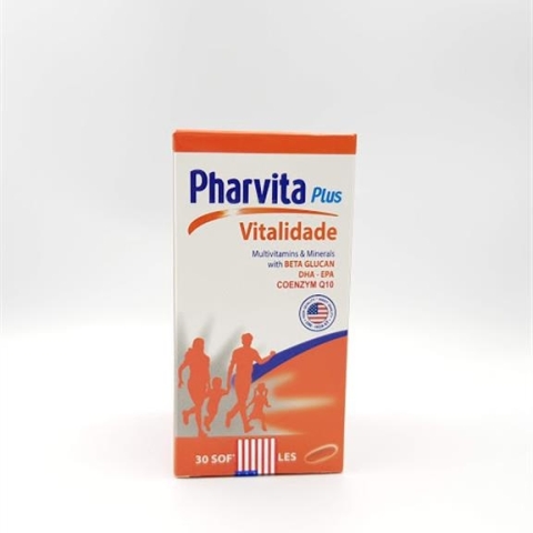 Viên Pharvita Plus Vitalidade USA Tăng Cường Sức Khỏe Hộp 30 viên_11