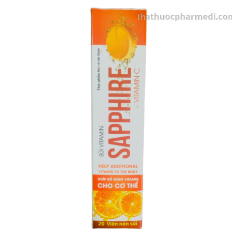 Viên sủi bổ sung Vitamin C Sapphire_11