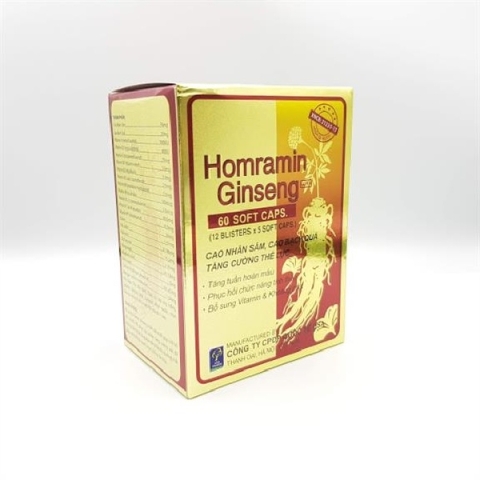Viên uống Homfamin Ginseng Mediphar Cung Cấp Vitamin Và Muối Khoáng Hộp 60 Viên_11