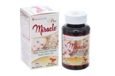 Viên Uống Bổ Sung Collagen, Đẹp Da Miracle Plus - Hộp 60 Viên_11