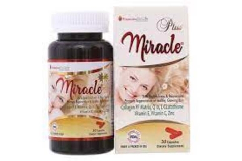 Viên Uống Bổ Sung Collagen, Đẹp Da Miracle Plus - Hộp 60 Viên_12
