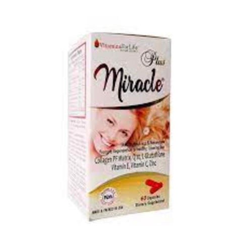 Viên Uống Bổ Sung Collagen, Đẹp Da Miracle Plus - Hộp 60 Viên_13