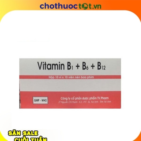 Viên Uống Bổ Sung Vitamin B1+B6+B12 Trà Vinh (H/100v) Bồi Bổ Sức Khỏe_12