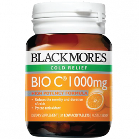 Viên Uống Bổ Sung Vitamin C Bio C 1000Mg Blackmores 31V
