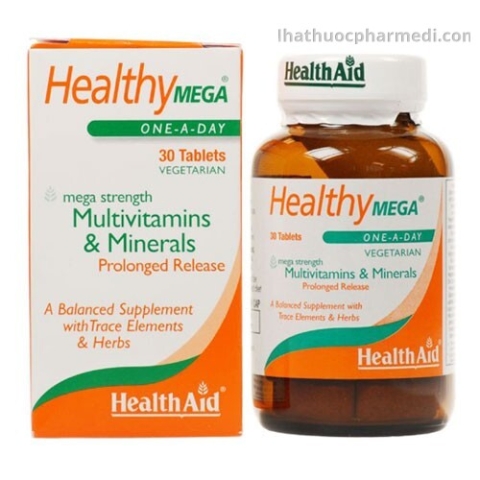 Viên Uống Bổ Sung Vitamin Tổng Hợp Health Aid Healthy Mega Hộp 30v