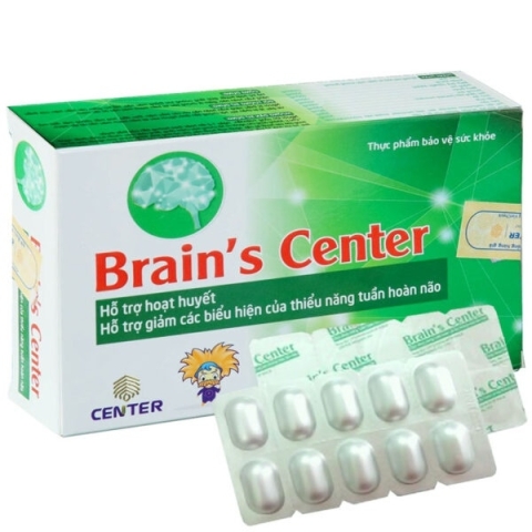 Viên Uống Brain’s Center Tăng Cường Tuần Hoàn Và Lưu Thông Máu Lên Não Hộp 3 Vỉ x 10 Viên_11