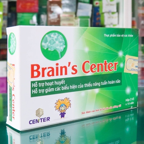 Viên Uống Brain’s Center Tăng Cường Tuần Hoàn Và Lưu Thông Máu Lên Não Hộp 3 Vỉ x 10 Viên_13