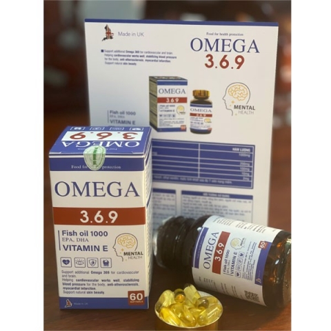Viên Uống Dầu Cá Omega 3.6.9 Fish Oil 1000 Hộp 60 Viên - UK_12