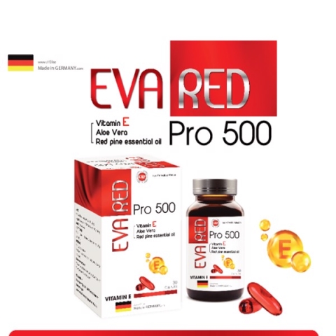 Viên Uống Dưỡng Da Eva Red Pro 500 Germany Hộp 30 Viên_11