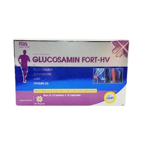 Viên Uống Glucosamin fort 500mg HV USP ( Hộp 100v)_123