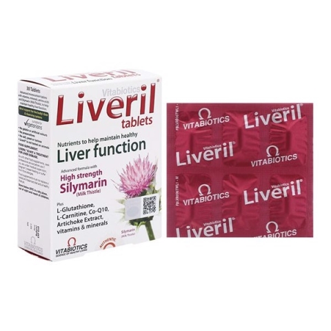 Viên Uống Hỗ Trợ Giải Độc Gan, Tăng Cường Sức Khỏe Liveril Vitabiotics Hộp 30 Viên_11