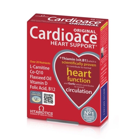 Viên Uống Hỗ Trợ Sức Khỏe Tim Mạch Cardioace Vitabiotics Hộp 30 Viên_12