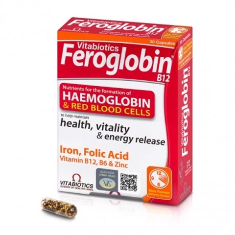 Viên Uống Hỗ Trợ Tăng Khả Năng Tạo Máu, Nâng Cao Sức Đề Kháng Feroglobin Vitabiotics Hộp 30 Viên_12