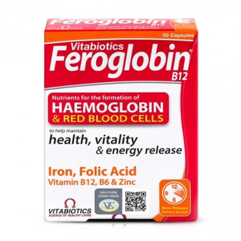 Viên Uống Hỗ Trợ Tăng Khả Năng Tạo Máu, Nâng Cao Sức Đề Kháng Feroglobin Vitabiotics Hộp 30 Viên_13