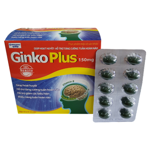 Viên uống hoạt huyết dưỡng não Ginko Plus 150mg - hộp 100 viên_12