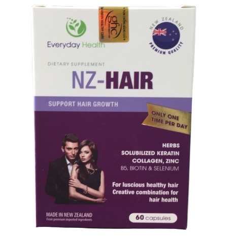Viên uống mọc tóc, ngăn rụng tóc NZ Hair-Hộp 60 viên_12