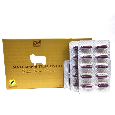 Viên Uống Nhau Thai Cừu Well Being Nutrition Maxi 50000 Placental_11