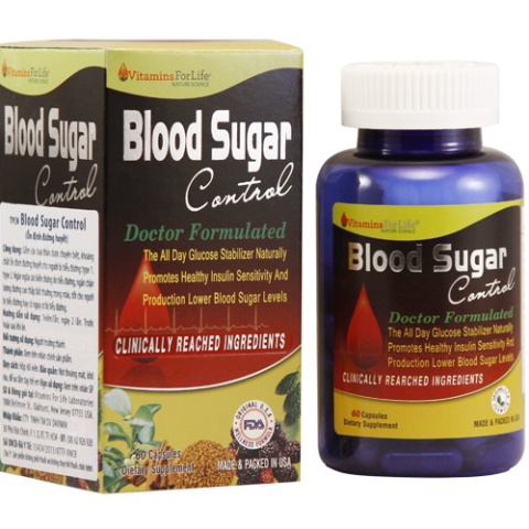 Viên Uống Ổn Định Lượng Đường Huyết Trong Máu Blood Sugar Control- Hộp 60 Viên_11