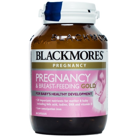 Viên Uống Pregnancy & Breast-Feeding Gold Blackmores Bổ Sung Dinh Dưỡng Cho Bà Bầu (Lọ 60 Viên)_11
