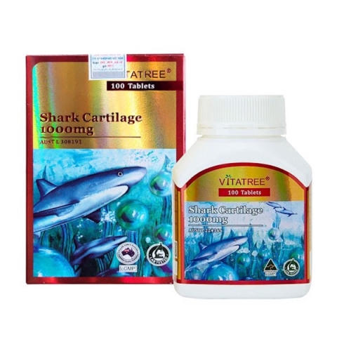 Viên Uống Sụn Vi Cá Mập Vitatree Shark Cartilage 1000mg Lọ 100 Viên_11