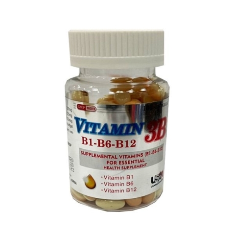 Viên Uống Vitamin 3B Phong Phú Bổ Sung Vitamin Nhóm B (Chai100v)_12