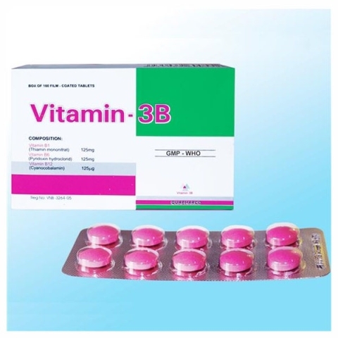Viên Uống Vitamin 3B Quảng Bình Bổ Sung Vitamin Nhóm B Hộp 100 Viên_11