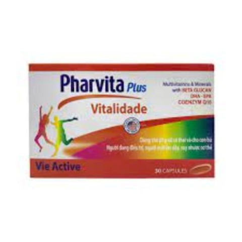 Viên Uống Vitamin Tổng Hợp Pharvita Plus USA Tăng Cường Sức Khỏe Hộp 30 viên_123