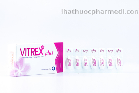 Vitrex Pluss Thuốc Đặt Giúp Điều Trị Viêm Nhiễm Âm Đạo Của Ý Hộp 1 Vỉ 7 Viên