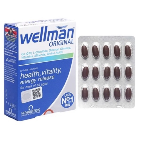 Wellman Original Vitabiotics Giữ Vững Phong Độ Cho Phái Mạnh Hộp 30 Viên_11