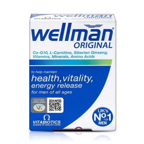 Wellman Original Vitabiotics Giữ Vững Phong Độ Cho Phái Mạnh Hộp 30 Viên_12