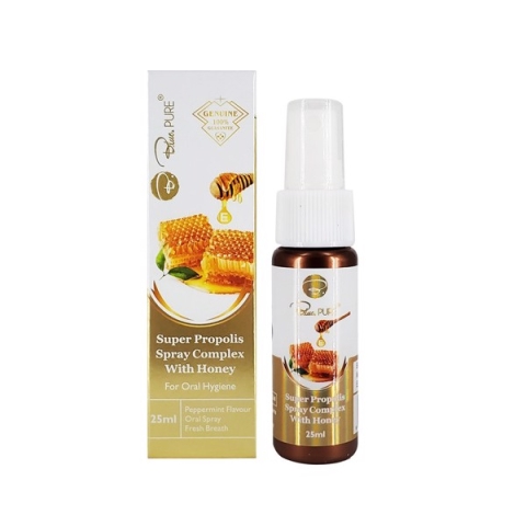 Xịt Họng Thơm Miệng Blue.pure Super Propolis Spray Complex With Honey (25ml)_11